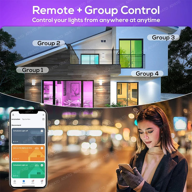 Tuya Smart נורת לד חכמה