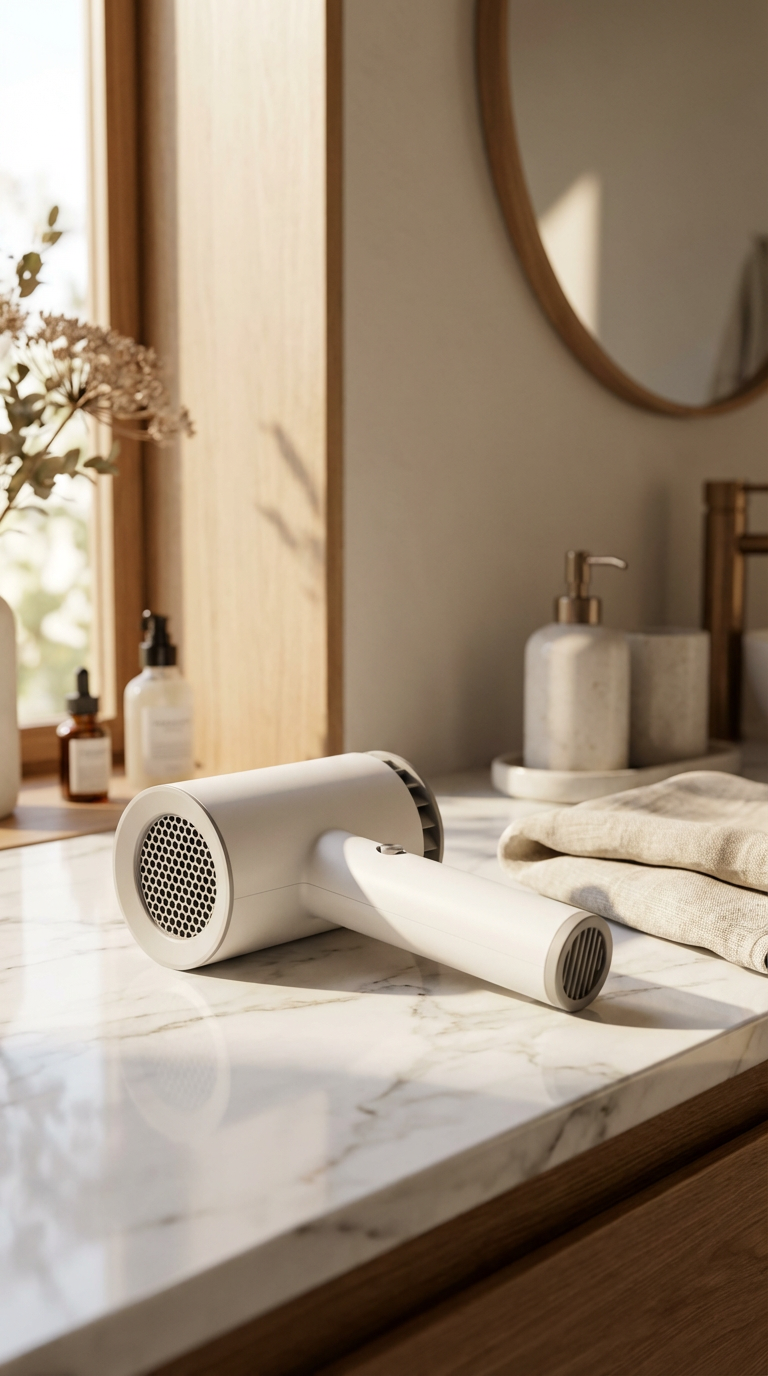 מייבש שיער אלחוטי נייד מינימליסטי