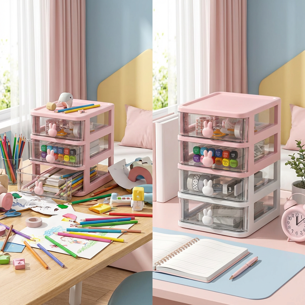 Clear Modular Drawer Organizer