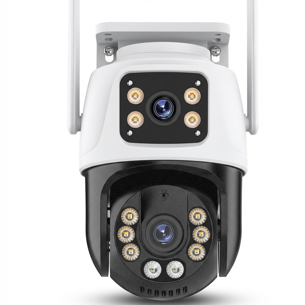 360° Dual-Lens 4K WiFi Security Camera