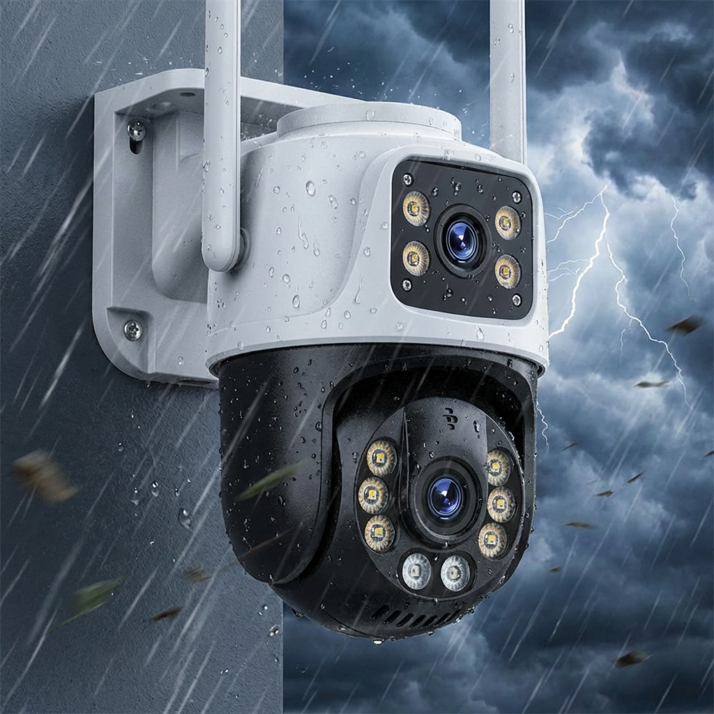 360° Dual-Lens 4K WiFi Security Camera