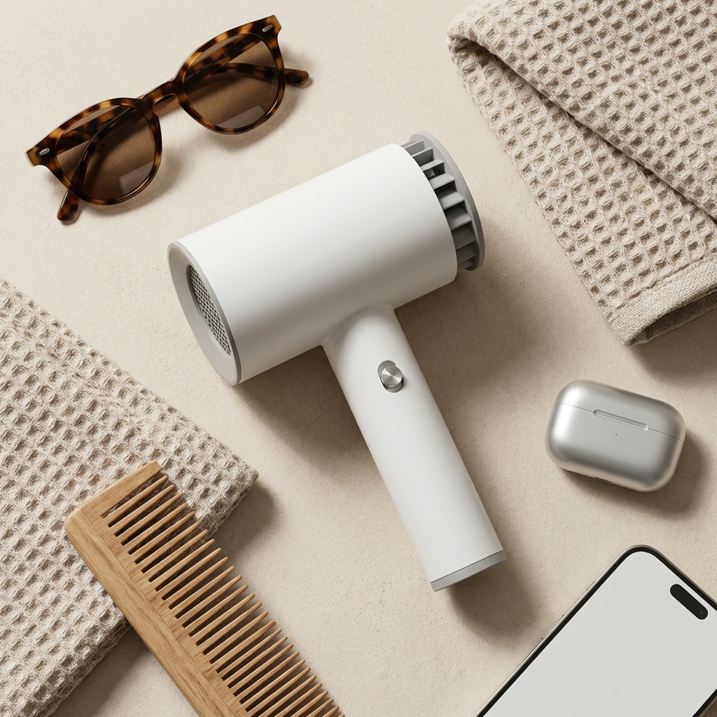 מייבש שיער אלחוטי נייד מינימליסטי