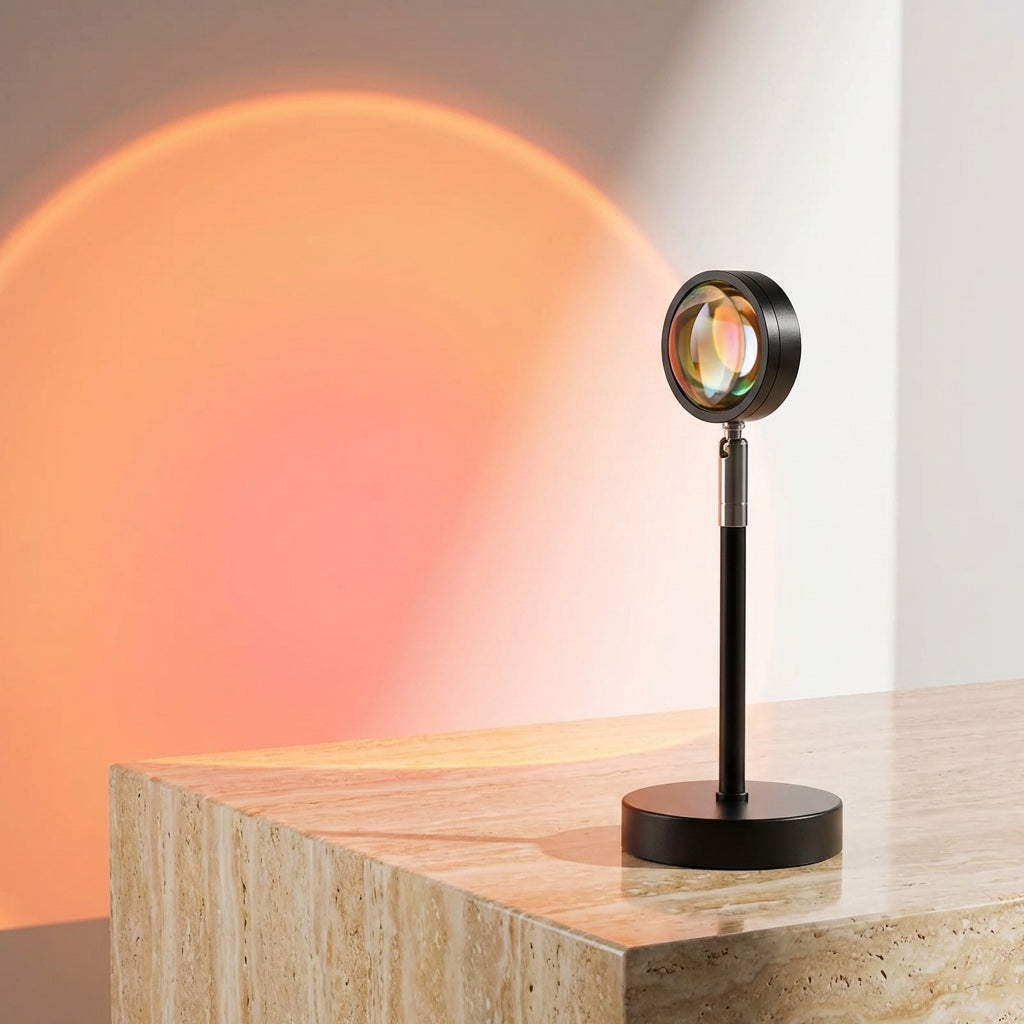 Sunset Lamp Projector — 16-Color LED Mood Light