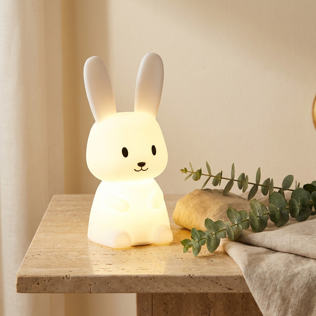 Cute Cat Night Light — Color-Changing Silicone Lamp